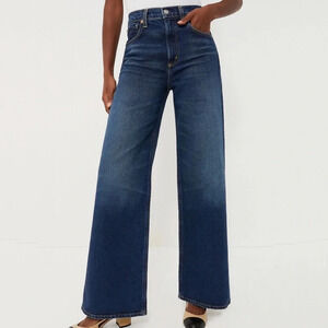 Citizens Of Humanity Blue Flare & Wide Leg Jeans